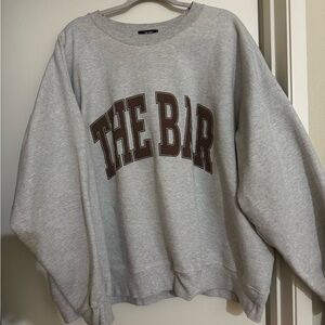 The BAR sweater size XXL grey and chocolate